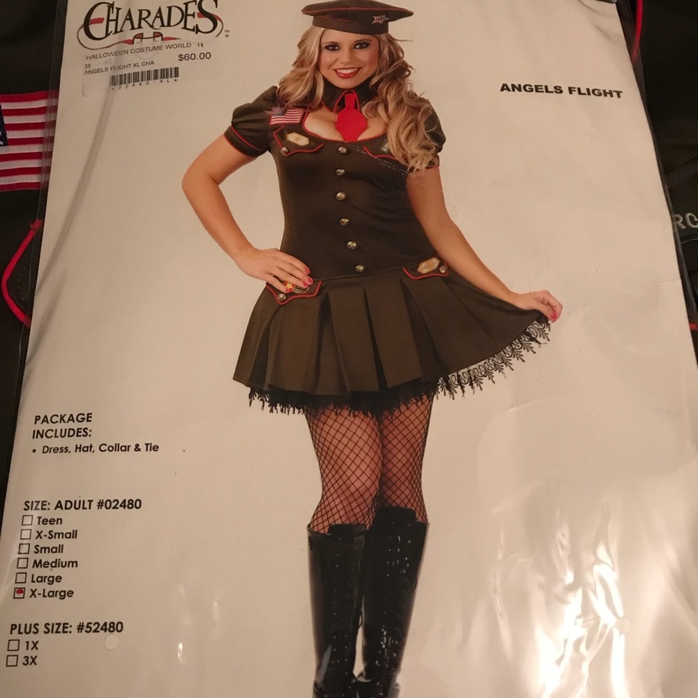 SZ XL WMNs Angels Flight Halloween Costume